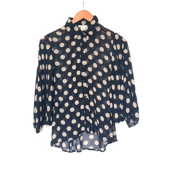 Bundle of 3 Hi-Low Button Blouses size Small - Picture 7 of 14